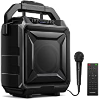 Los mejores  - 500W Sistema de Megafonía y Anuncio con Micrófono- Equipos de karaoke- Woofer de 8&quot-- 6 EQ Modos- Bluetooth 5.0- FM Radio…